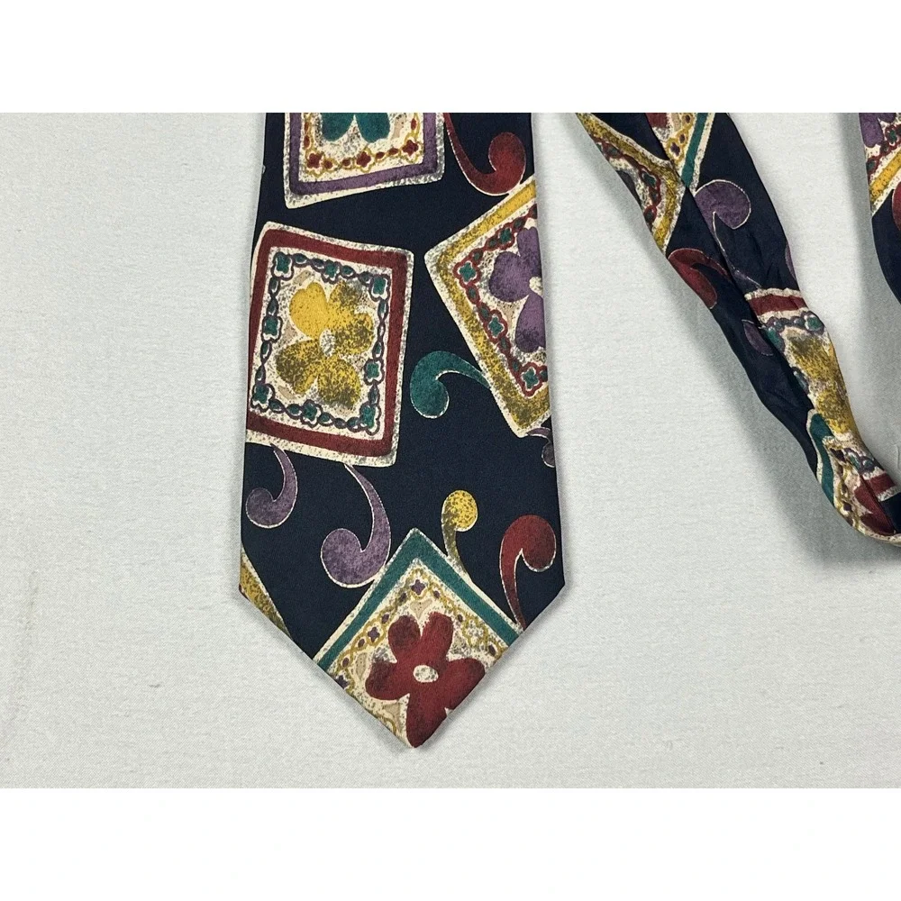 Adolfo silk necktie